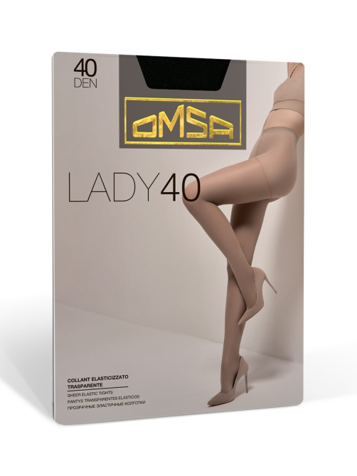 Колготки Omsa Lady 40 den Nero, размер 5