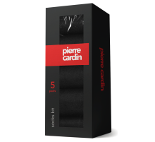 Носки мужские Pierre Cardin черные размер 42-44 в коробке, 5шт