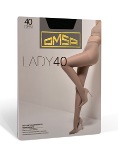 Колготки Omsa Lady 40 den Nero, размер 3