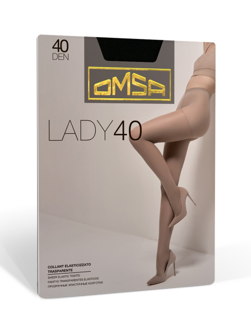 Колготки Omsa Lady 40 den Nero, размер 3