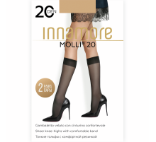 Гольфы женские Innamore Molli 20 Den цвет Nero 2 пары