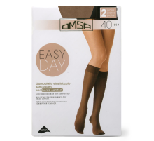 Гольфы женские Omsa Gambaletto Easy Day 40 den светлый телесный 2 пары, размер 3-4