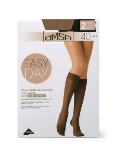 Гольфы женские Omsa Gambaletto Easy Day 40 den светлый телесный 2 пары, размер 3-4