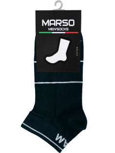 Носки мужские Marso Sport НМC-0002 хлопок-полиамид синие, 39-41
