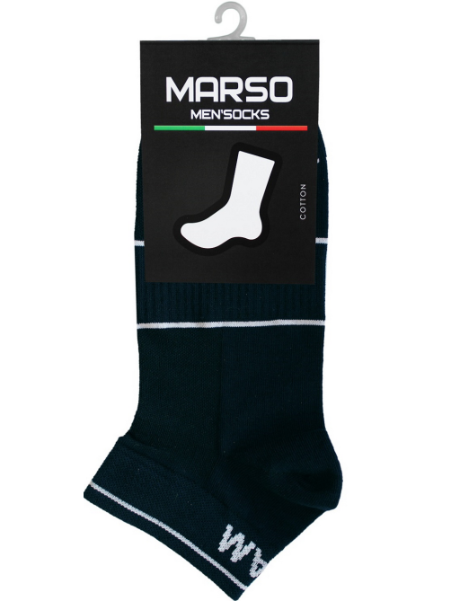 Носки мужские Marso Sport НМC-0002 хлопок-полиамид синие, 39-41
