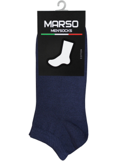 Носки мужские Marso НМГ-0110 укороченные хлопок-полиамид синие, 42-44