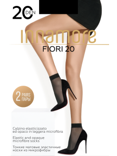 Носки женские Innamore Fiori 20 den Nero one size