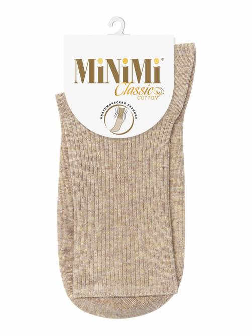 Носки женские Minimi Cotone 1203 бежевые размер 35-38