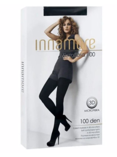 Колготки женские Innamore Microfibra 100 den черные, размер 4