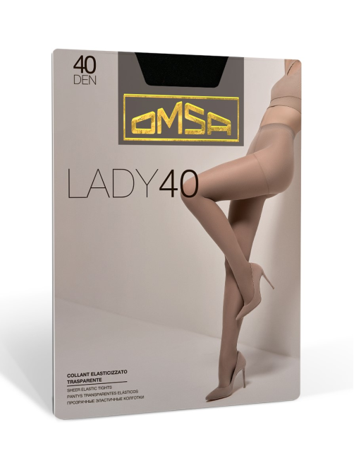 Колготки Omsa Lady 40 den Nero, размер 2