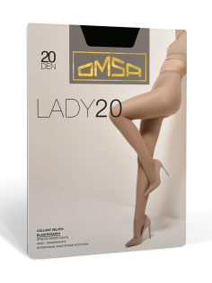Колготки женские Omsa Lady черные, размер 2
