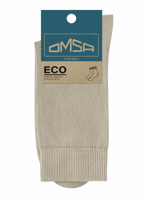 Носки мужские Omsa Colors Eco 401 Гладь светло-серые размер 45-47