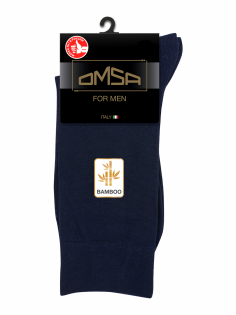Носки мужские Omsa Classic 205 Bamboo синие, 42-44