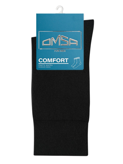 Носки мужские Omsa Comfort Nero хлопок и полиамид 303 размер 42-44