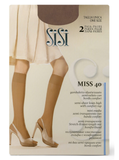 Гольфы женские Sisi Miss 40 den Daino, 2 пары