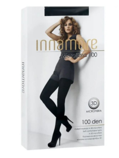 Колготки женские Innamore Microfibra 100 den черные, размер 2