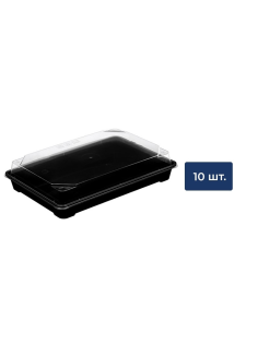 METRO PROFESSIONAL Контейнер для суши с крышкой 10шт, 224 x 154 x 26мм