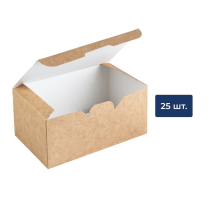 METRO PROFESSIONAL Коробка для пищевых продуктов картонная 15 х 9.1 х 7см, 25шт