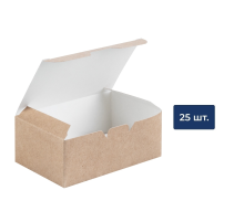 METRO PROFESSIONAL Коробка для пищевых продуктов картонная 11.5 х 7.5 х 4.5см, 25шт