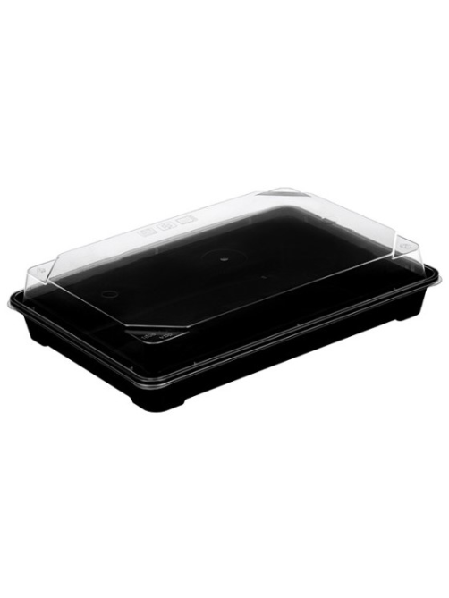 METRO PROFESSIONAL Контейнер для суши с крышкой 10шт, 224 x 154 x 26мм