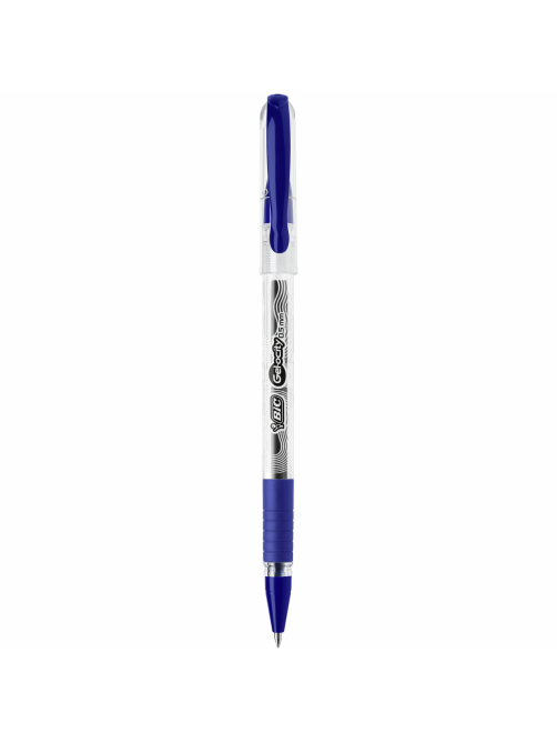 Гелевая ручка BIC Gelocity синяя, 2шт