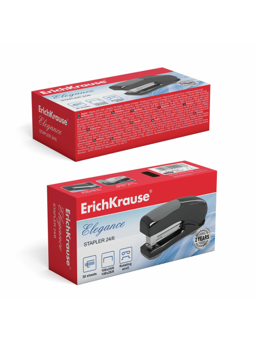 Степлер Erichkrause Elegance Up-right № 24/6 до 30 листов