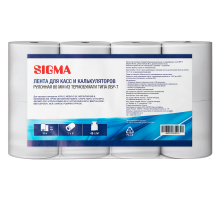 SIGMA Термолента кассовая чековая 80мм x 80м, 8шт