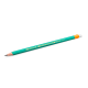 Карандаш чернографитовый BIC HB зеленый корпус с ластиком, 3шт
