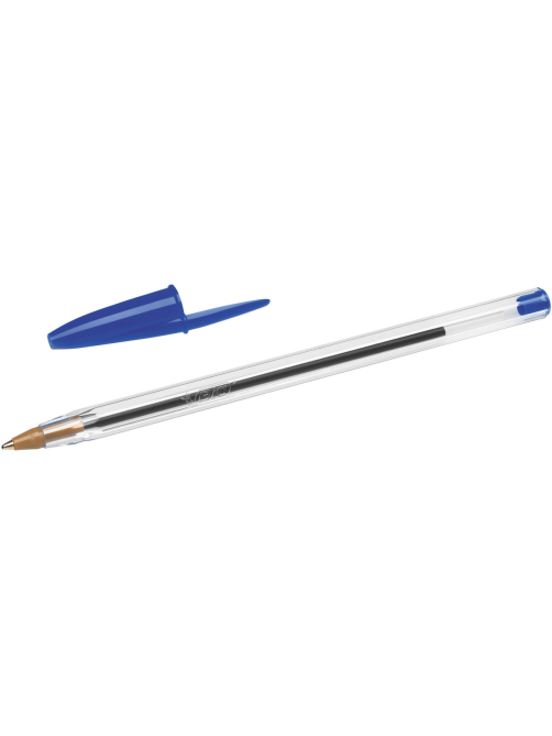 Ручка шариковая BIC Cristal оригинальная синяя, 10шт