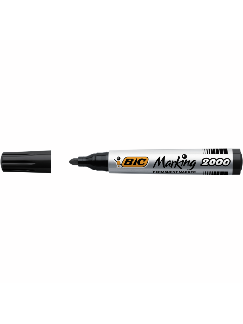 Перманентный маркер BIC классический черный, 1шт