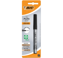Перманентный маркер BIC для тонкого письма черный, 1шт