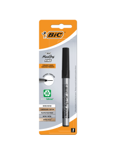 Перманентный маркер BIC для тонкого письма черный, 1шт