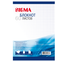 SIGMA Блокнот на спирали А5, 60 листов