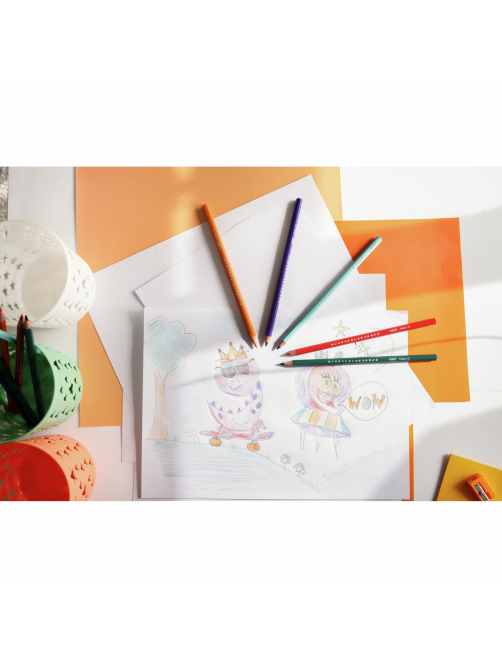 Цветные карандаши BIC Kids Tropicolors, 12 цветов