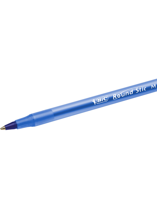 Ручка шариковая BIC классическая круглый корпус синяя, 8шт