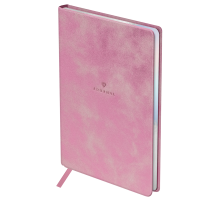 Ежедневник недатированный BG Shimmer Pink А5, 136л