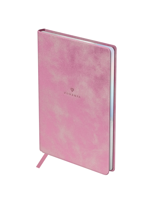 Ежедневник недатированный BG Shimmer Pink А5, 136л