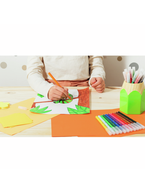 Цветные фломастеры BIC Kids невысыхающие, 18 цветов