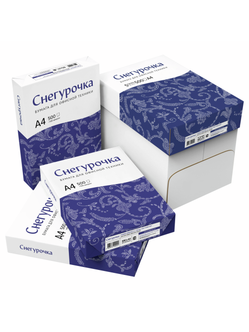 Бумага офисная Снегурочка А4 80г/м2