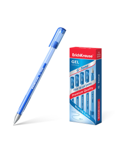 Ручки гелевые Erichkrause G-Tone синие, 12 шт