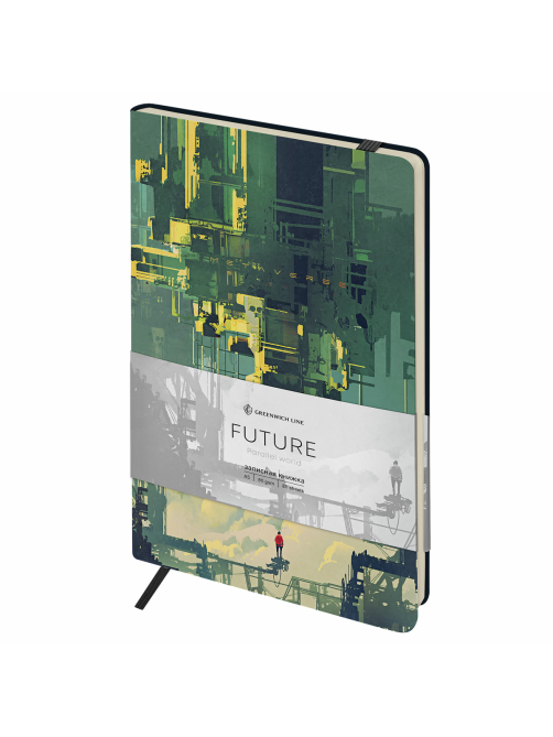 Книжка записная Greenwich Line Future Parallelm World А5, 80л