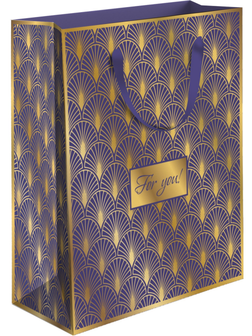 Сумка бумажная тисненая Regalissimi 26 x 32 x 12см
