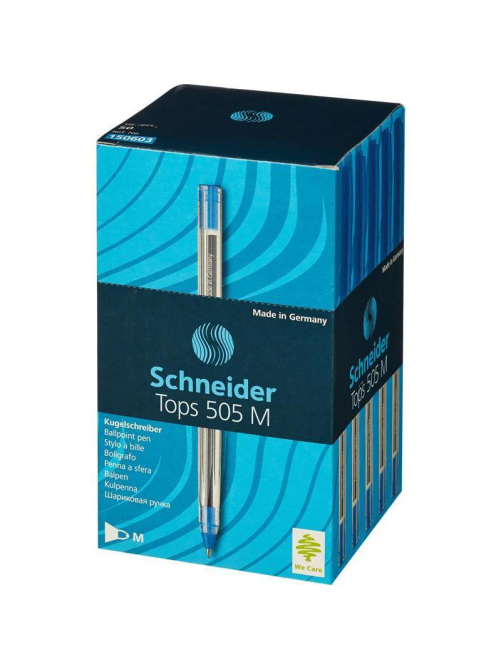Ручки шариковые Schneider Tops 505 F синие, 10шт