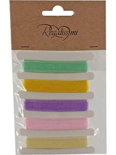 Лента Regalissimi Органза 5 штук, 1см x 1м