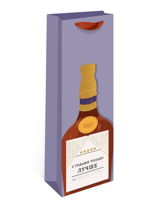 Сумка подарочная Арт и Дизайн Premium бумажная, 12 х 36 х 10см