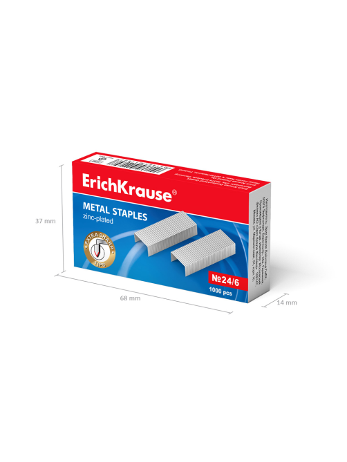 Скобы для степлера Erichkrause 24/6, 1000шт x 10 шт