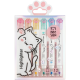 Текстовыделители Meshu White Kittens двусторонние 12 цветов
