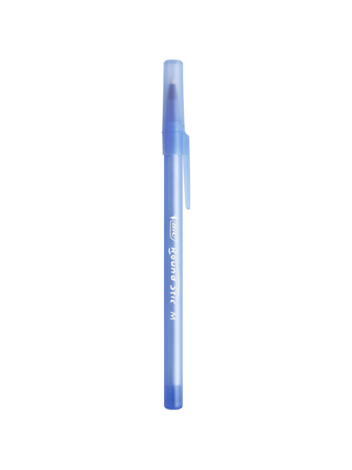 Ручка шариковая BIC классическая круглый корпус синяя, 8шт