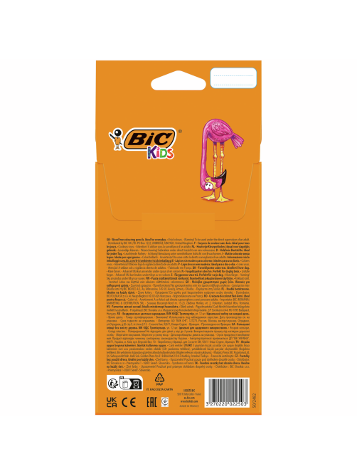 Цветные карандаши BIC Kids Tropicolors, 12 цветов
