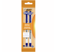 Гелевая ручка BIC Gelocity синяя, 2шт
